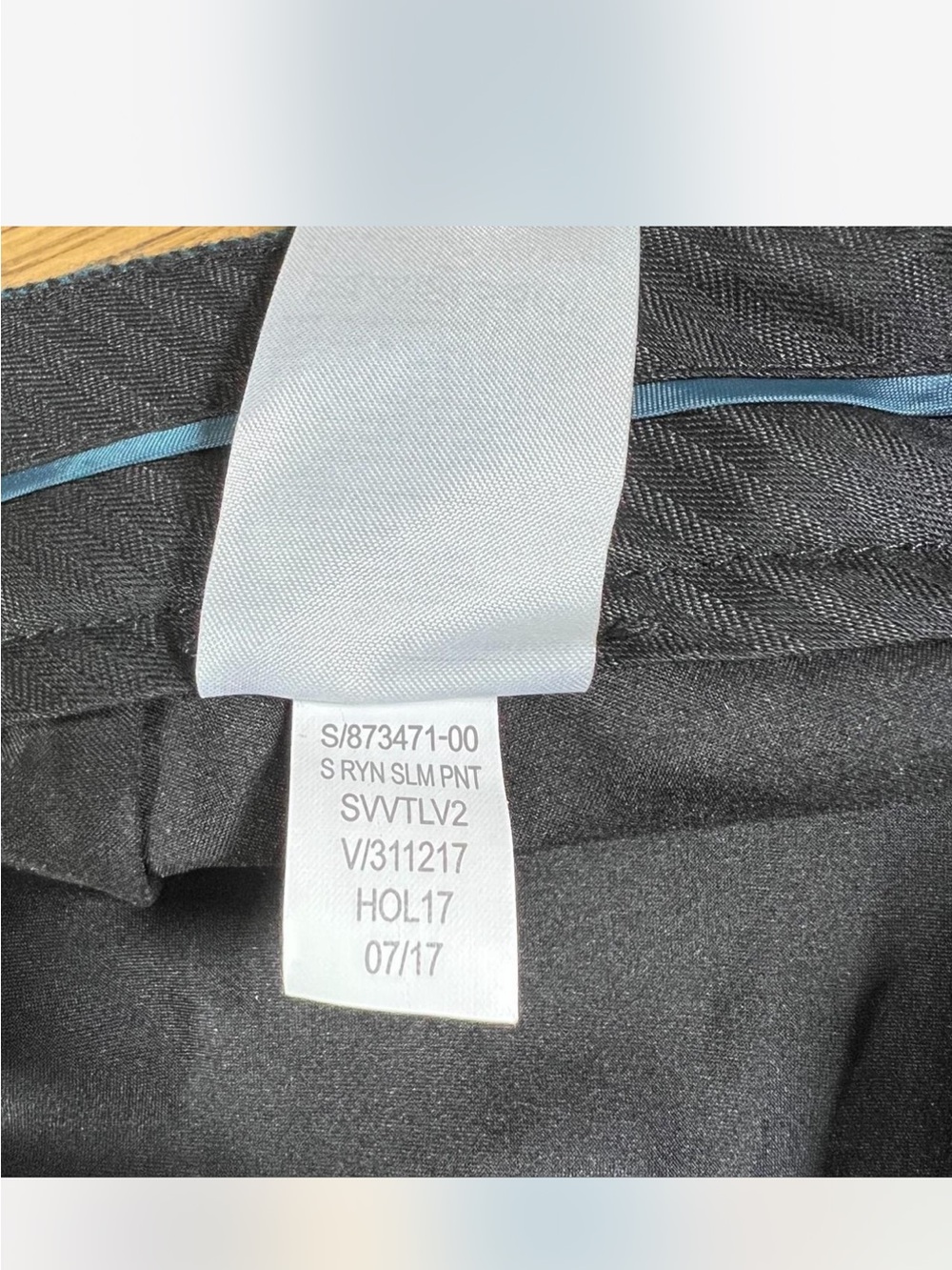 Banana Republic Womens Ryan
Wool Blend Tweed Dress Pants Teal Size 6 - Picture 6 of 8